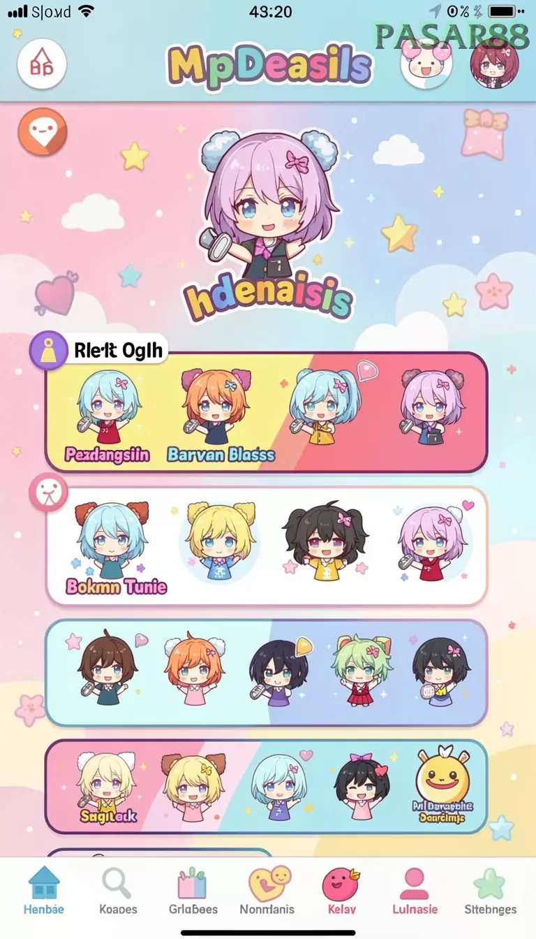 Cuplikan layar SVIPWINS — menu navigasi