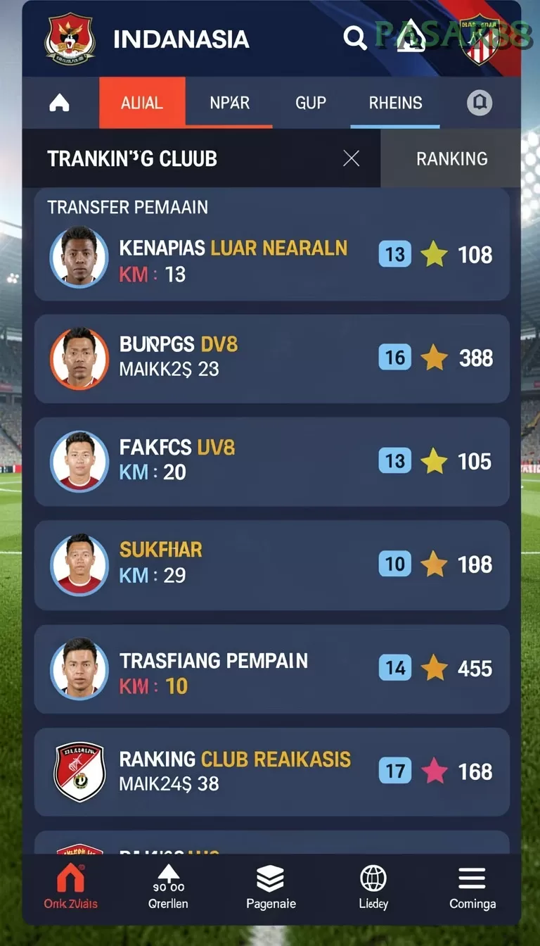 Cuplikan layar SP666 — halaman utama