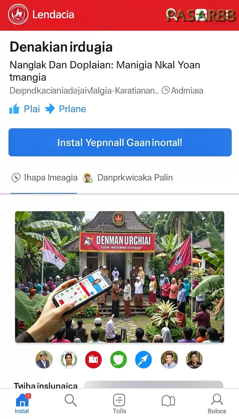 Cuplikan layar JITU26 — menu navigasi