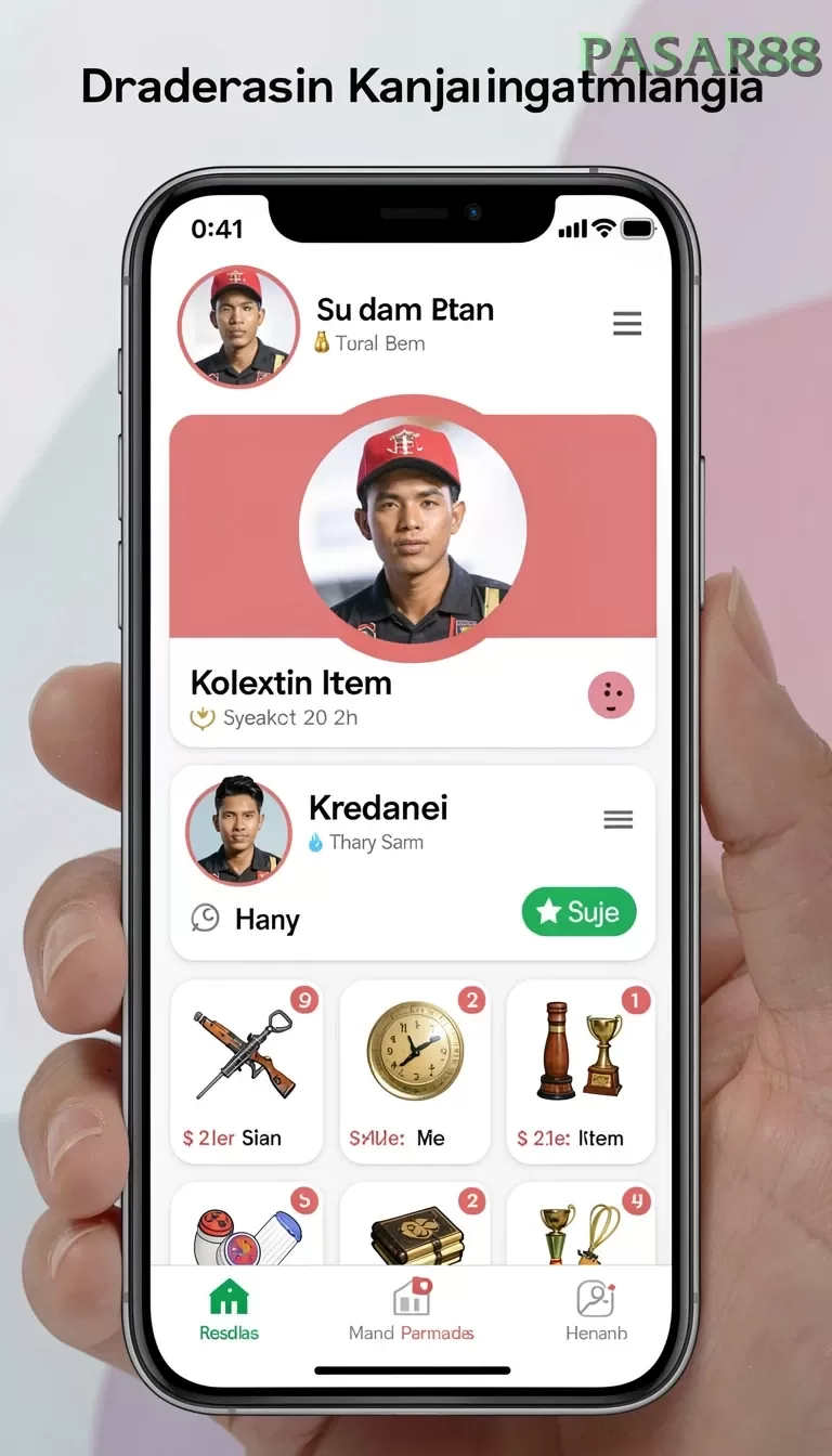 Cuplikan layar 234E — halaman utama